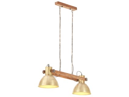vidaXL Industriálna závesná lampa 25 W mosadzná 109 cm E27