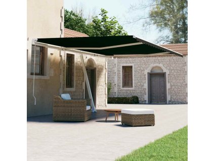 vidaXL Samostatne stojaca automatická markíza 600x300 cm antracitová