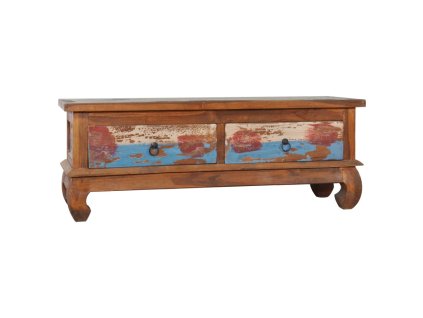 vidaXL TV skrinka 110x35x40 cm recyklované tíkové drevo