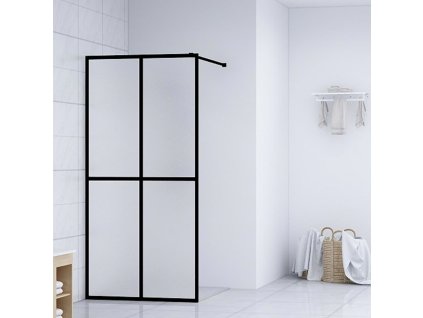 vidaXL Sprchová zástena walk-in, matné tvrdené sklo 80x195 cm