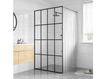 vidaXL Sprchová zástena walk-in, priehľadné tvrdené sklo 80x195 cm