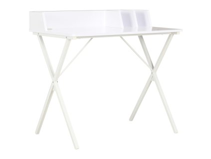 vidaXL Stôl biely 80x50x84 cm