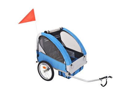 vidaXL Cyklovozík, sivo modrý 30 kg