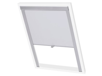 vidaXL Zatemňujúca roleta biela MK04