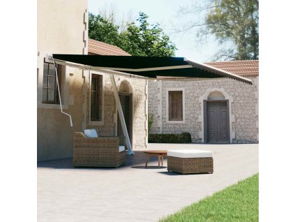 vidaXL Voľne stojaca ručne zaťahovacia markíza 600x300 cm, antracitová