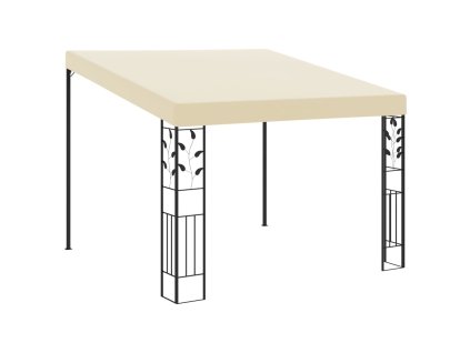 vidaXL Nástenný altánok krémový 3x3x2,5 m