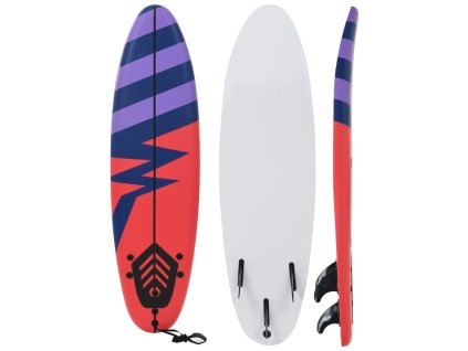 vidaXL Surfová doska 170 cm pruhovaná