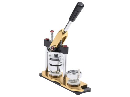 vidaXL Stroj na výrobu odznakov, okrúhla rezačka a otočná raznica 44mm