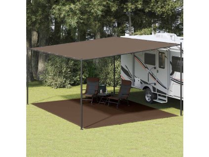 vidaXL Koberec do stanu 400x500 cm hnedý