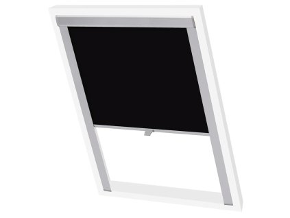 vidaXL Zatemňujúca roleta čierna CK02