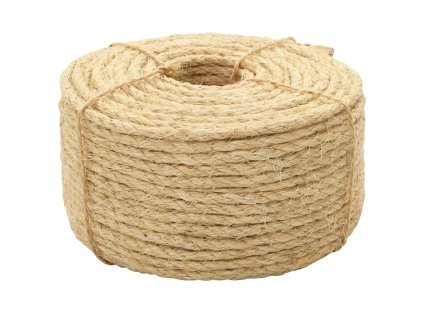 vidaXL Lano, 100% sisal 6 mm, 250 m