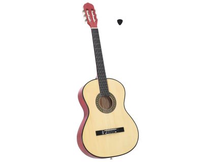 vidaXL Klasická gitara pre začiatočníkov 4/4 39" lipové drevo