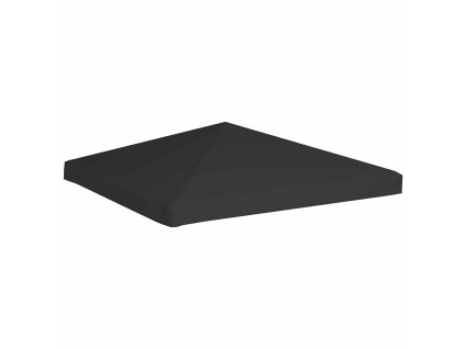 vidaXL Strieška na altánok 270 g/m², 3x3 m, čierna