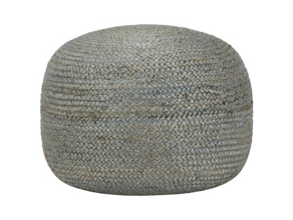 vidaXL Ručne vyrobená taburetka, olivovo zelená 45x30 cm, juta