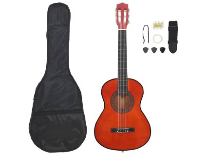 vidaXL 8-dielna klasická gitarová sada pre začiatočníkov 1/2 34"