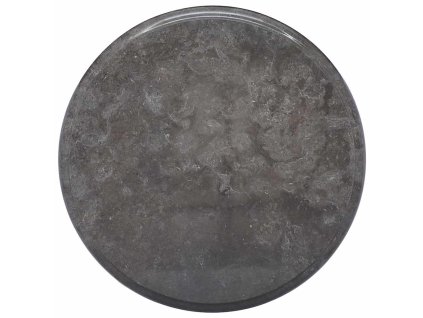 vidaXL Stolová doska čierna Ø40x2,5 cm mramor