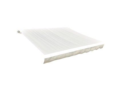 vidaXL Tieniaca plachta na markízu, plátená, krémová 450x300 cm