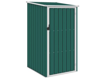 vidaXL Záhradná kôlňa zelená 87x98x159 cm pozinkovaná oceľ
