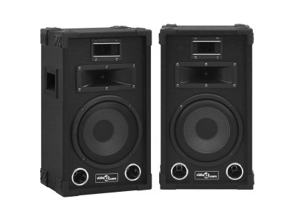 vidaXL Profesionálne pasívne hifi reproduktory 2 ks 800 W čierne