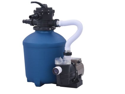 vidaXL Pieskové filtračné čerpadlo s časovačom 530 W 10 980 l/hod