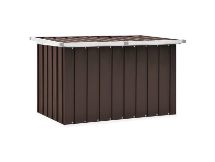 vidaXL Záhradný úložný box hnedý 109x67x65 cm