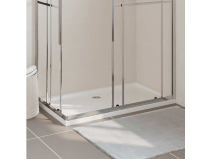vidaXL Obdĺžniková sprchová vanička z ABS biela 70x120 cm