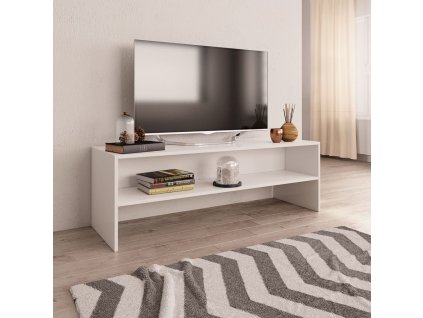 vidaXL TV skrinka, biela 120x40x40 cm, kompozitné drevo