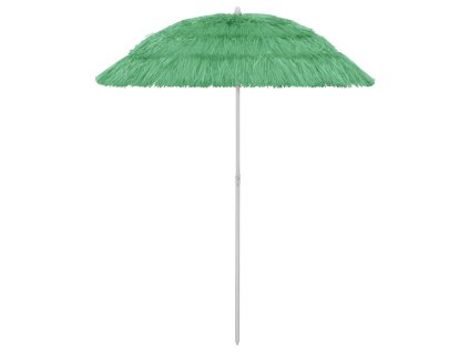 vidaXL Plážový slnečník Hawaii, zelený 180 cm