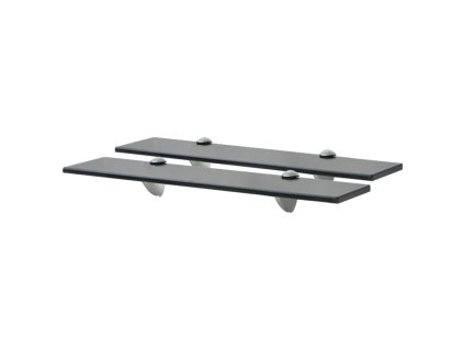 vidaXL Nástenná polička 2 ks sklo 50x10 cm 8 mm