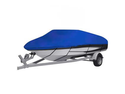 vidaXL Kryt na čln modrý 605x209x40 cm
