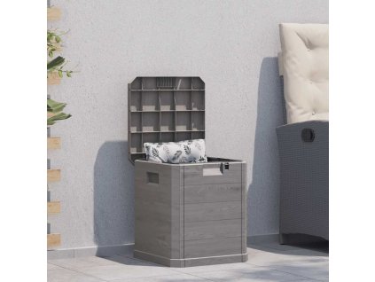 vidaXL Záhradný úložný box hnedý 90 l