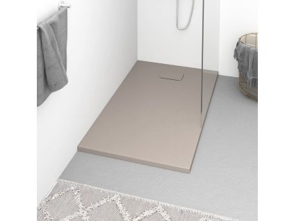 vidaXL Sprchová vanička SMC hnedá 120x70 cm