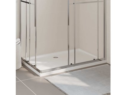 vidaXL Obdĺžniková sprchová vanička z ABS biela 80x120 cm