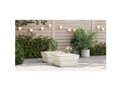 vidaXL Záhradné stoly 2 ks 60x60x30 cm impregnované smrekové drevo