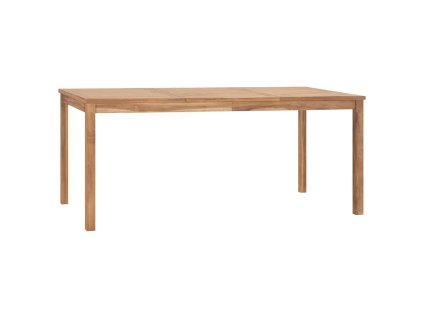 vidaXL Záhradný jedálenský stôl 180x90x77 cm teakový masív
