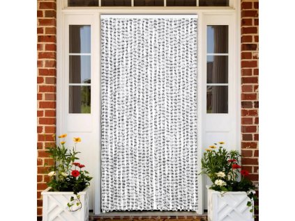 vidaXL Záves proti hmyzu, svetlo a tmavosivý 100x220 cm, ženilka