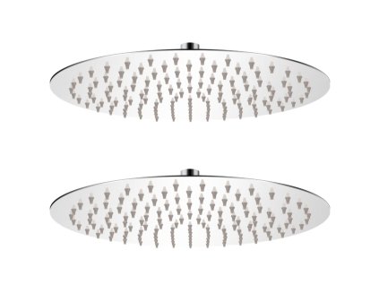 vidaXL Sprchová hlavica 2 ks nehrdzavejúca oceľ priemer 30 cm