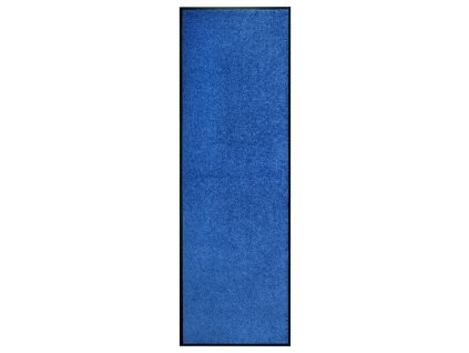 vidaXL Rohožka, prateľná, modrá 60x180 cm