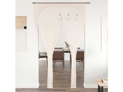 vidaXL Záves macrame 140x240 cm, bavlna