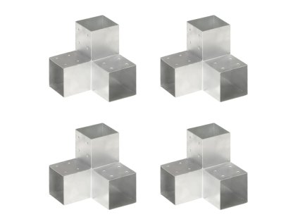 vidaXL Trámové spojky 4 ks v tvare Y 101x101 mm pozinkovaný kov