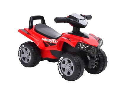 vidaXL Detská odrážacia štvorkolka Good Year červená