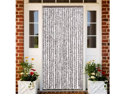 vidaXL Záves proti hmyzu, hnedý a béžový 90x220 cm, ženilka