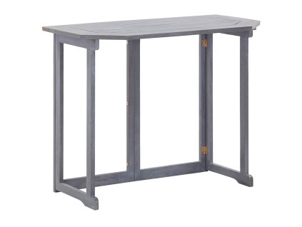 vidaXL Skladací balkónový stôl 90x50x74 cm akáciový masív