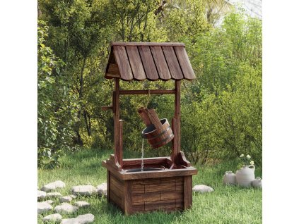 vidaXL Fontána studňa prianí s čerpadlom 57x50x112 cm masívna jedľa