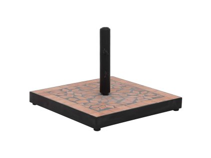 vidaXL Stojan na slnečník terakotový štvorcový 12 kg