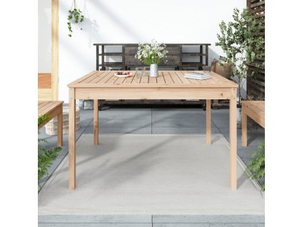 vidaXL Záhradný stolík 121x82,5x76 cm borovicový masív