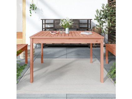 vidaXL Záhradný stolík 121x82,5x76 cm masívny Douglas