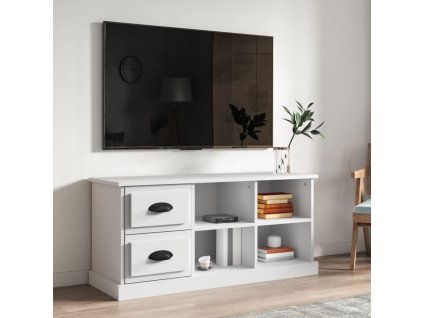 vidaXL TV skrinka biela 102x35,5x47,5 cm kompozitné drevo