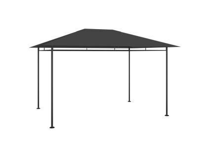vidaXL Altánok 384x281x270 cm antracitový 180 g/m²