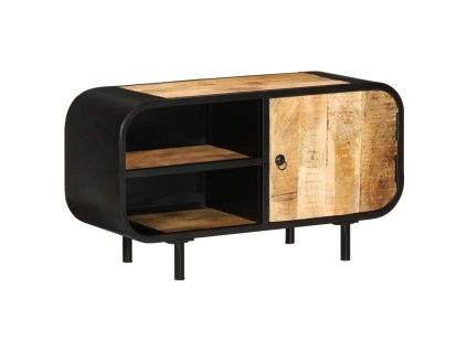 vidaXL TV skrinka 90x30x48 cm surové mangovníkové drevo